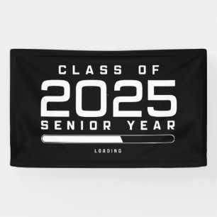Banderoles Classe de 2025 Dernière année Chargement Senior 20
