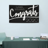 Banderoles Classe de congrès | Ajouter un nom et une année (Salon professionnel)