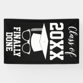 Banderoles Classe de diplôme de 20xx Terminé (Horizontal)