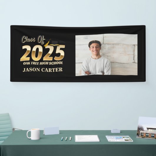 Banderoles Classe de diplômés supérieurs de 2025 Graduation P (Salon professionnel)