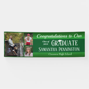 Banderoles Classe de fin d'études de 2021 Photo Collage