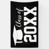 Banderoles Classe de graduation de 2025 Casquette de l'année  (Vertical)