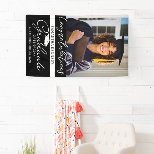 Banderoles Classe De Graduation Photo Des Congrès Noirs 2025  (En situation)