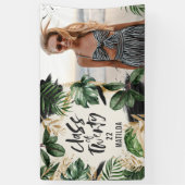 Banderoles Classe de graduation tropicale de la chope botaniq (Vertical)