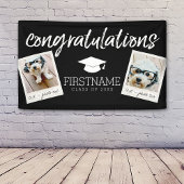 Banderoles Classe de l'année Diplôme 2 Diplômé Photo Collage