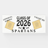 Banderoles Classe d'étoiles de 2026 (Horizontal)