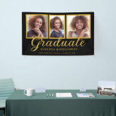 Banderoles Classe d'or noir de 2024 - Diplôme photo (Salon professionnel)