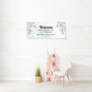 Banderoles Classe Eucalyptus Rose violet rustique Réunion