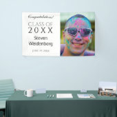 Banderoles Classe moderne de 2025 Photo Graduation Party (Salon professionnel)