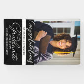 Banderoles Classe moderne de noir et blanc de 2025 Casquette (Horizontal)