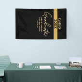 Banderoles Classe noire Année Diplôme d'études supérieures (Salon professionnel)