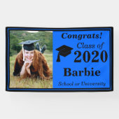 Banderoles Classe photo Blue Black One 2024 (Horizontal)