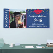 Banderoles Classe Photo De Graduation Rouge, Blanc Et Bleu De (Salon professionnel)