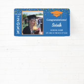 Banderoles Classe Photo Orange & Blue Graduation De 2025 (Insitu)