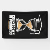 Banderoles Classe supérieure de 2025 Compte à rebours pour le (Horizontal)