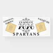Banderoles Classe Tat de 2026 Graduation (Horizontal)