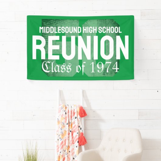 Banderoles Classic Bold 50 An High School Reunion Classe de (En situation)