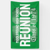 Banderoles Classic Bold 50 An High School Reunion Classe de (Vertical)