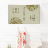 Banderoles Classique Mandala Inde Style 4 (En situation)