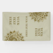 Banderoles Classique Mandala Inde Style 4 (Horizontal)