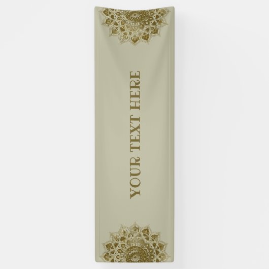 Banderoles Classique Mandala Inde Style 4 (Vertical)
