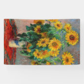 Banderoles Claude Monet - Bouquet de tournesols (Horizontal)