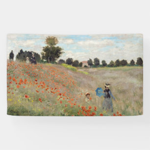 Banderoles Claude Monet - Champ de coquelicots