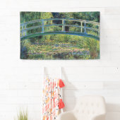 Banderoles Claude Monet - Etang Lily et Pont Japonais (En situation)