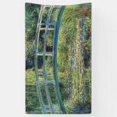 Banderoles Claude Monet - Etang Lily et Pont Japonais (Vertical)