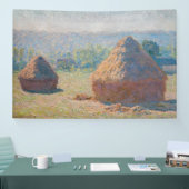 Banderoles Claude Monet - Haystacks, fin de l'été (Salon professionnel)
