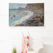 Banderoles Claude Monet - La plage d'Etretat (Insitu)