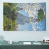 Banderoles Claude Monet - La Promenade, Femme avec un Parasol (Salon professionnel)