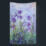 Banderoles Claude Monet - Lilac Irises / Iris Mauves<br><div class="desc">Lilac Irises / Iris Mauves - Claude Monet,  1914-1917</div>