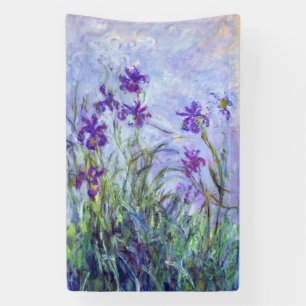 Banderoles Claude Monet - Lilac Irises / Iris Mauves