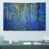 Banderoles Claude Monet - Lys d'eau avec saule plumant (Salon professionnel)