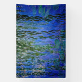 Banderoles Claude Monet - Lys d'eau avec saule plumant (Verticale)