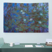 Banderoles Claude Monet - Lys d'Eau Bleue (Salon professionnel)