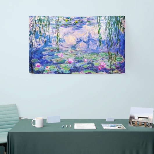 Banderoles Claude Monet - Nymphéas / Nymphéas 1919 (Salon professionnel)