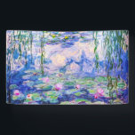 Banderoles Claude Monet - Nymphéas / Nymphéas 1919<br><div class="desc">Nymphéas (W.1852) - Claude Monet,  Huile sur toile,  1916-1919</div>