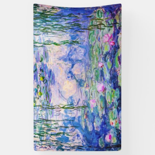 Banderoles Claude Monet - Nymphéas / Nymphéas 1919 (Vertical)