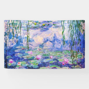 Banderoles Claude Monet - Nymphéas / Water Lilies 1919