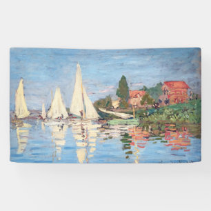 Banderoles Claude Monet - Regattas à Argenteuil
