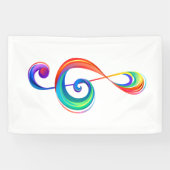 Banderoles Clé arc-en-ciel (Horizontal)