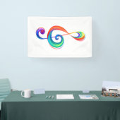 Banderoles Clé arc-en-ciel (Salon professionnel)