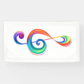Banderoles Clé arc-en-ciel (Horizontal)