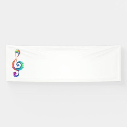 Banderoles Clé arc-en-ciel (Horizontal)