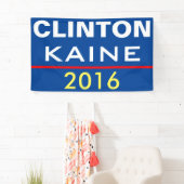BANDEROLES CLINTON KAINE 2016 (En situation)