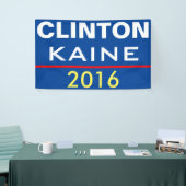 BANDEROLES CLINTON KAINE 2016 (Salon professionnel)