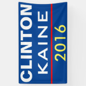 BANDEROLES CLINTON KAINE 2016 (Vertical)