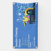 Banderoles Clôture de nettoyage de maison abordable personnal (Verticale)